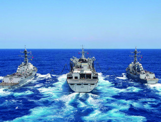 ships at sea